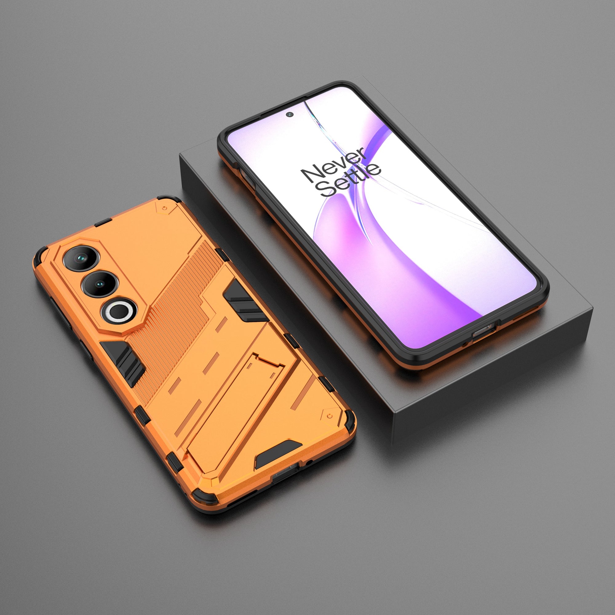 For OnePlus Ace 3V 5G PC+TPU Case Folding Kickstand Hybrid Phone Cover For OnePlus Ace 3V 5G PC+TPU Case Folding Kickstand Hybrid Phone Cover